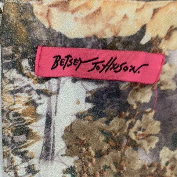 Betsey Johnson Dress 12 Bloomcore Stretch Print Summer Artsy Romantic Versatile - Picture 10 of 12